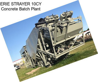 ERIE STRAYER 10CY Concrete Batch Plant
