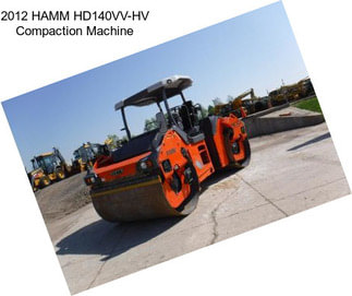 2012 HAMM HD140VV-HV Compaction Machine