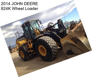 2014 JOHN DEERE 824K Wheel Loader