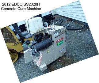 2012 EDCO SS2020H Concrete Curb Machine