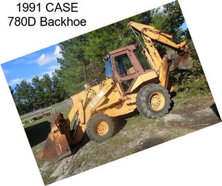 1991 CASE 780D Backhoe