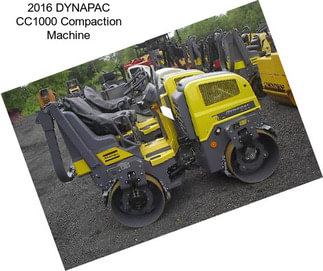 2016 DYNAPAC CC1000 Compaction Machine