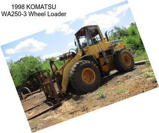 1998 KOMATSU WA250-3 Wheel Loader