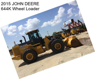 2015 JOHN DEERE 644K Wheel Loader
