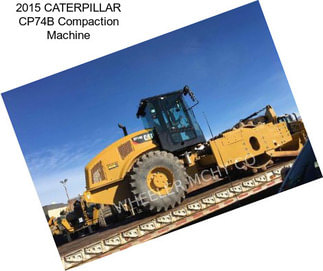 2015 CATERPILLAR CP74B Compaction Machine