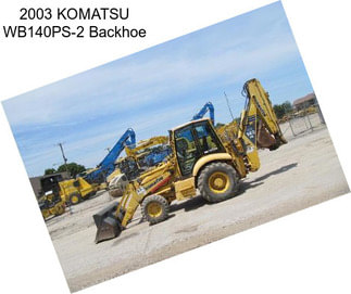 2003 KOMATSU WB140PS-2 Backhoe