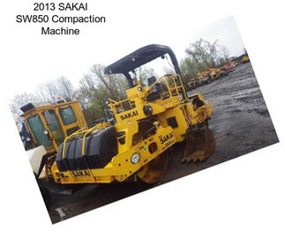 2013 SAKAI SW850 Compaction Machine