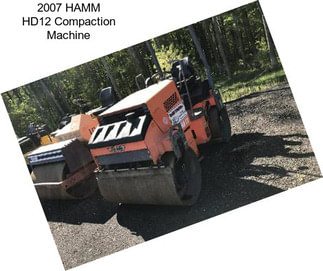 2007 HAMM HD12 Compaction Machine