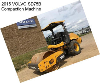 2015 VOLVO SD75B Compaction Machine