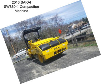 2016 SAKAI SW880-1 Compaction Machine