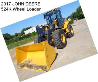 2017 JOHN DEERE 524K Wheel Loader