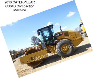 2016 CATERPILLAR CS64B Compaction Machine