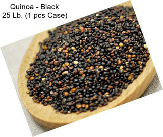 Quinoa - Black 25 Lb. (1 pcs Case)