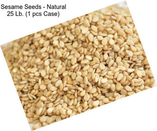 Sesame Seeds - Natural 25 Lb. (1 pcs Case)