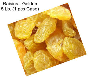 Raisins - Golden 5 Lb. (1 pcs Case)