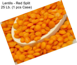 Lentils - Red Split 25 Lb. (1 pcs Case)