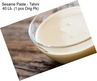 Sesame Paste - Tahini 40 Lb. (1 pcs Orig Pk)