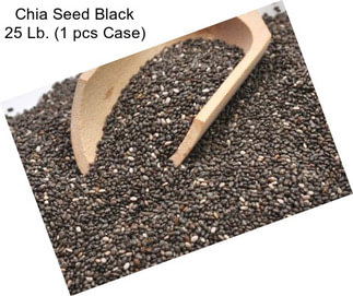 Chia Seed Black 25 Lb. (1 pcs Case)