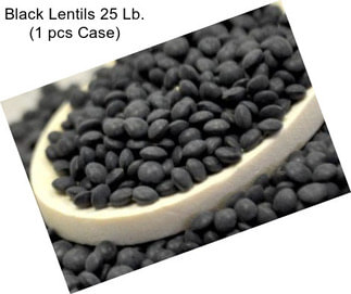 Black Lentils 25 Lb. (1 pcs Case)