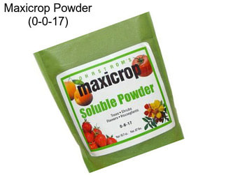 Maxicrop Powder (0-0-17)
