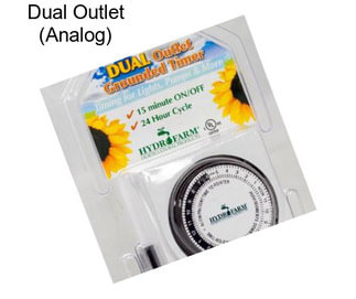 Dual Outlet (Analog)