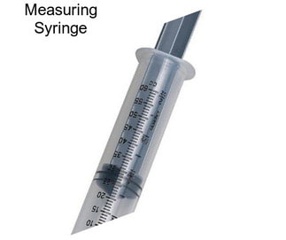 Measuring Syringe