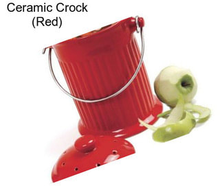 Ceramic Crock (Red)