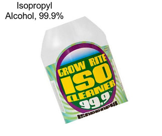 Isopropyl Alcohol, 99.9%