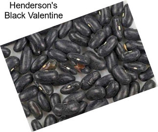 Henderson\'s Black Valentine