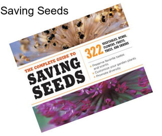 Saving Seeds