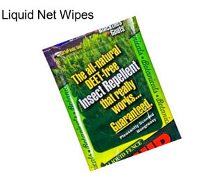 Liquid Net Wipes