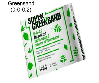 Greensand (0-0-0.2)