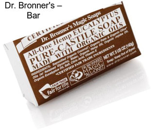 Dr. Bronner\'s – Bar