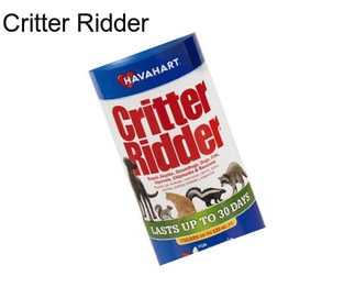 Critter Ridder