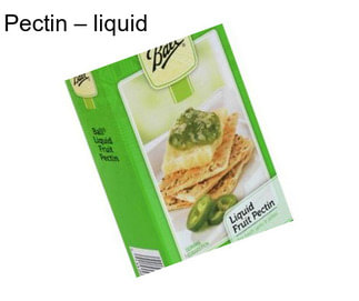 Pectin – liquid