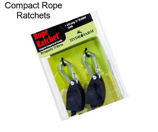 Compact Rope Ratchets