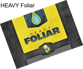 HEAVY Foliar