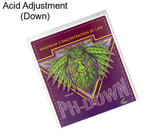 Acid Adjustment (Down)