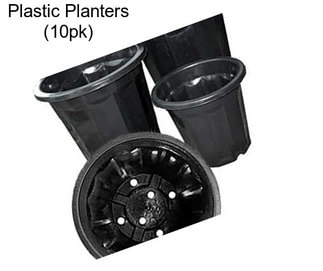 Plastic Planters (10pk)