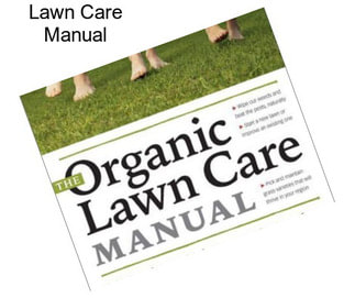 Lawn Care Manual