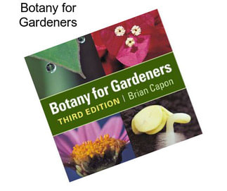 Botany for Gardeners