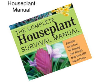 Houseplant Manual