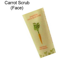 Carrot Scrub (Face)