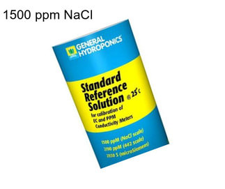 1500 ppm NaCl