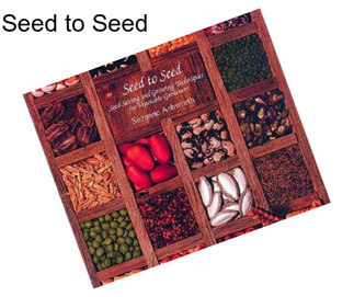 Seed to Seed