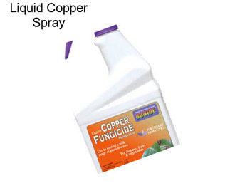 Liquid Copper Spray