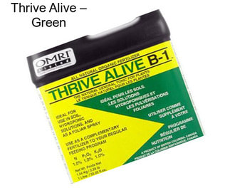 Thrive Alive – Green