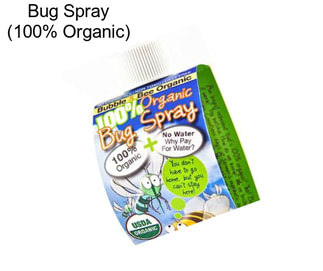 Bug Spray (100% Organic)