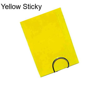 Yellow Sticky