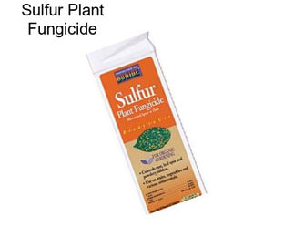 Sulfur Plant Fungicide